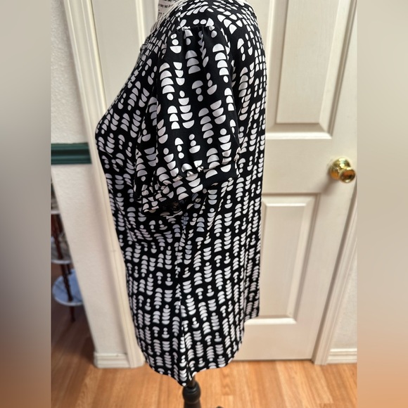 Worthington Top Short Sleeve Dressy Blouse Petite Medium PM - Picture 10 of 16